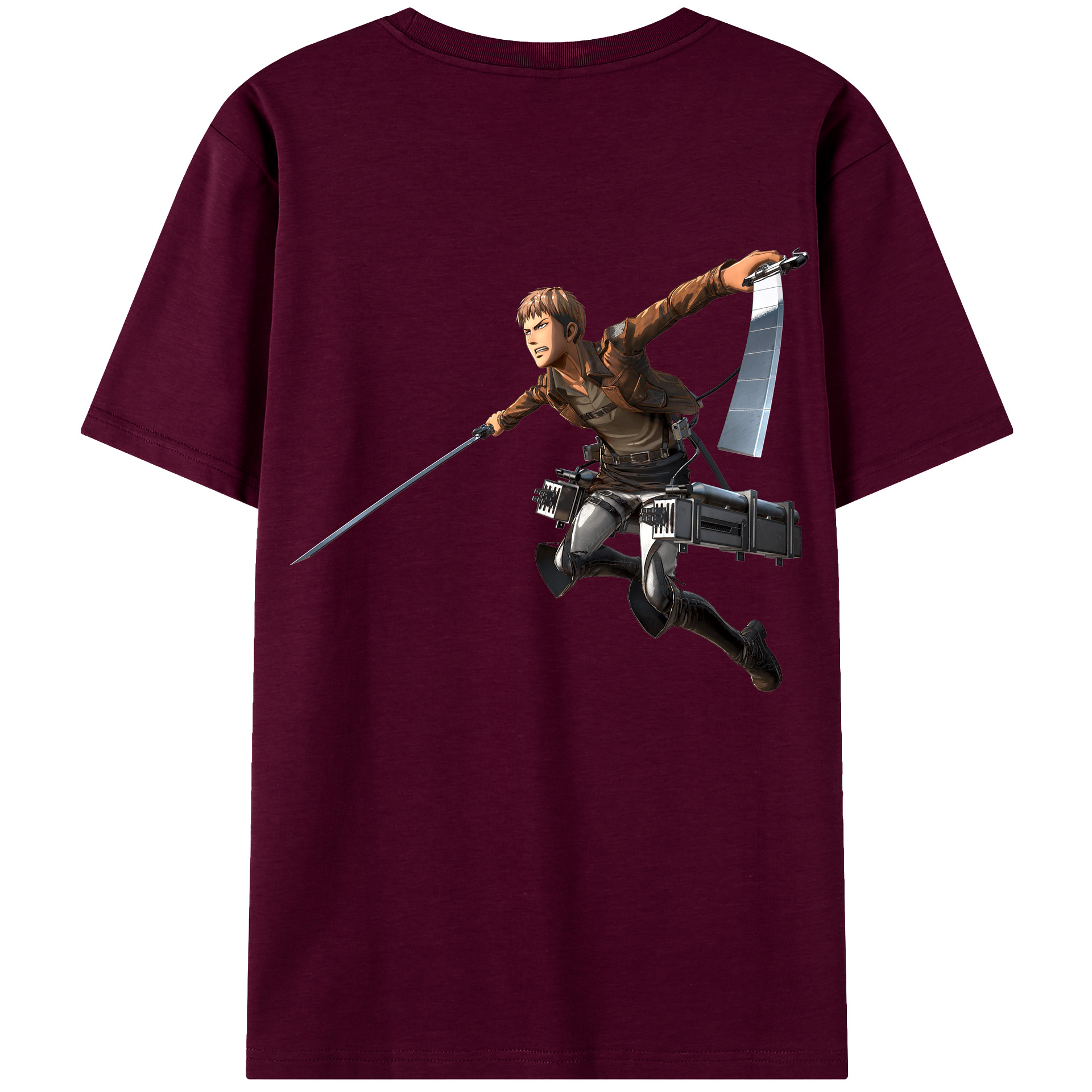 （画像用） 進撃の巨人 ジャン・キルシュタイン Attack on Titan Jean Kirstein レディース半袖Tシャツ(バックプリント)